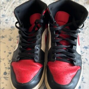 Red and Black Jordan 1 mids